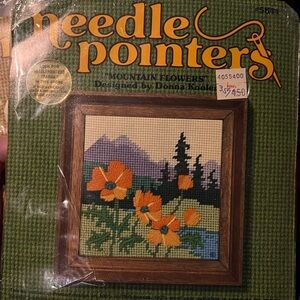 Vintage Mountain Flowers Cross-Stitch Kit